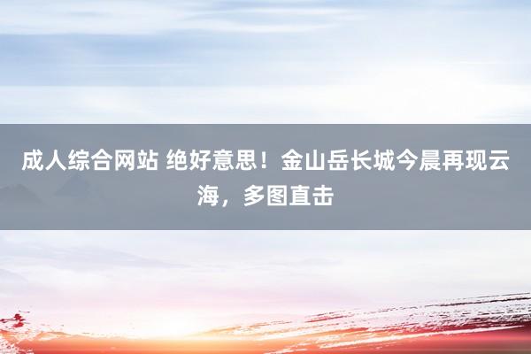 成人综合网站 绝好意思！金山岳长城今晨再现云海，多图直击