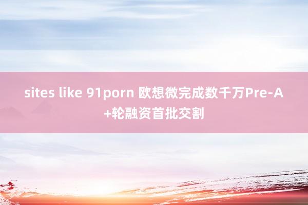 sites like 91porn 欧想微完成数千万Pre-A+轮融资首批交割